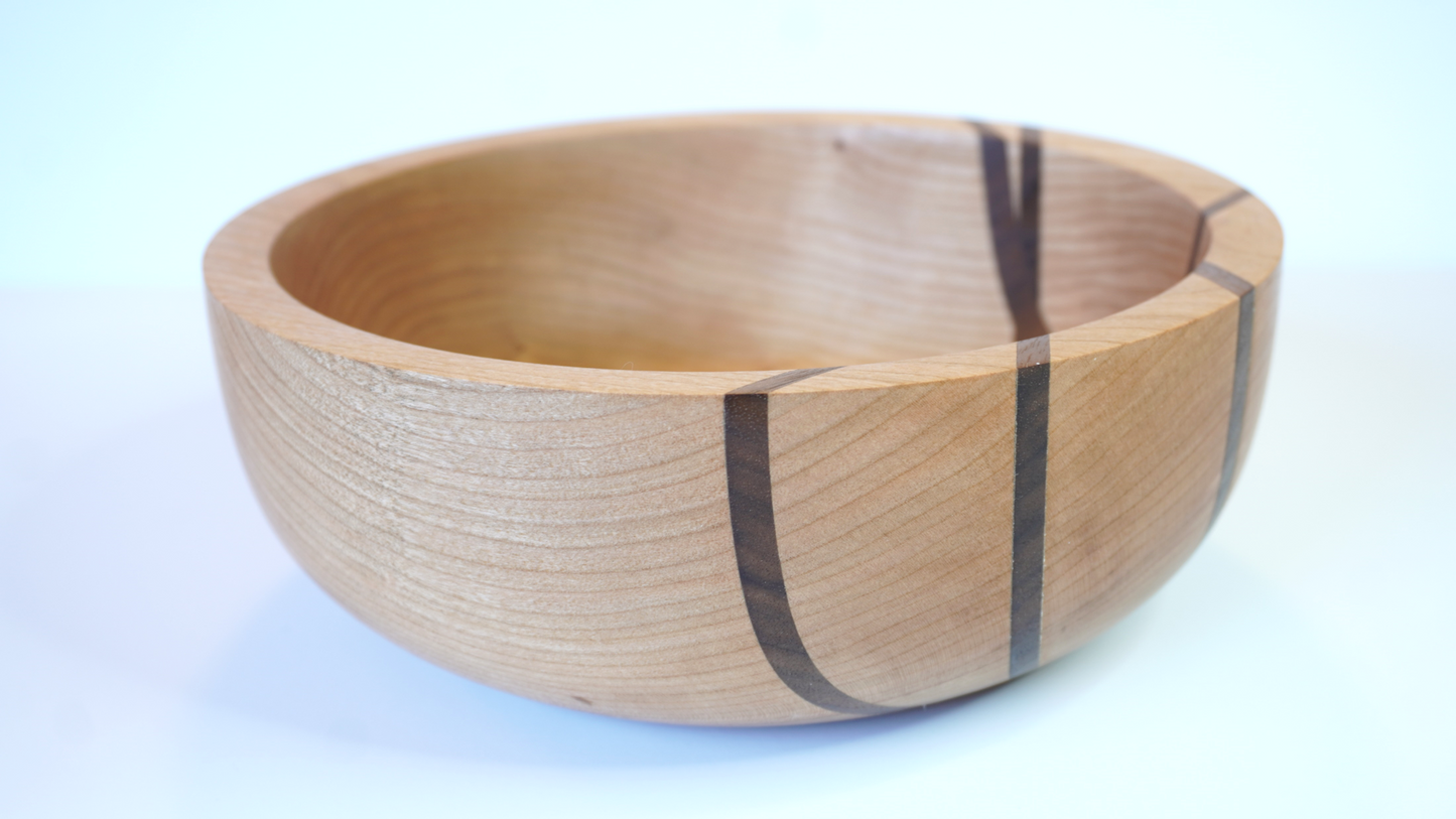 Cherry with Walnut Inlays