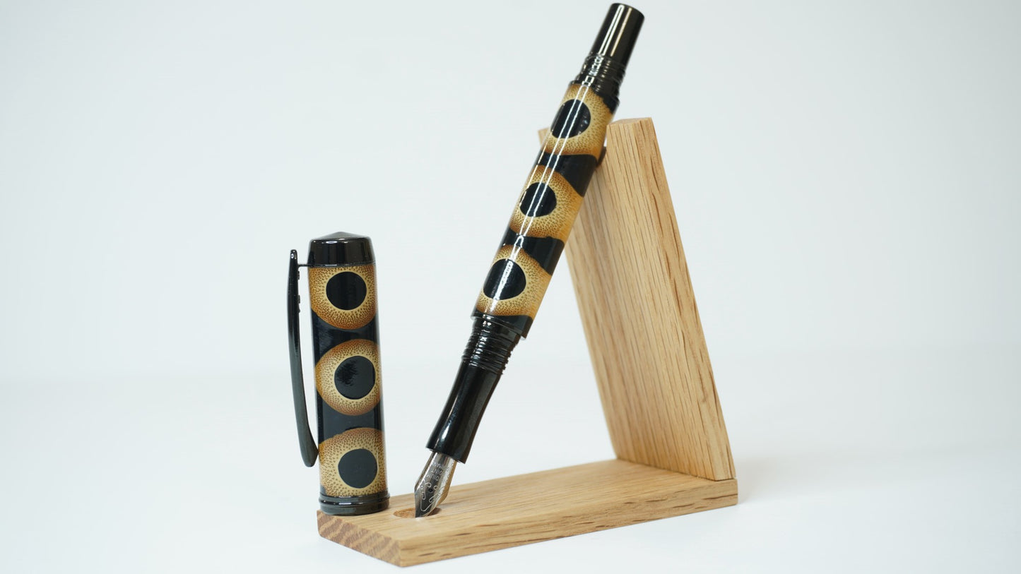 Black Bamboo & Resin Fountain Pen - B Grade (10% off)