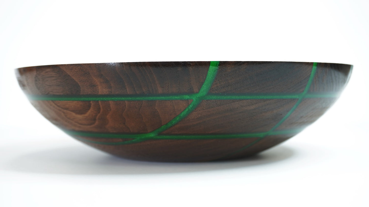 Emerald Walnut Bowl