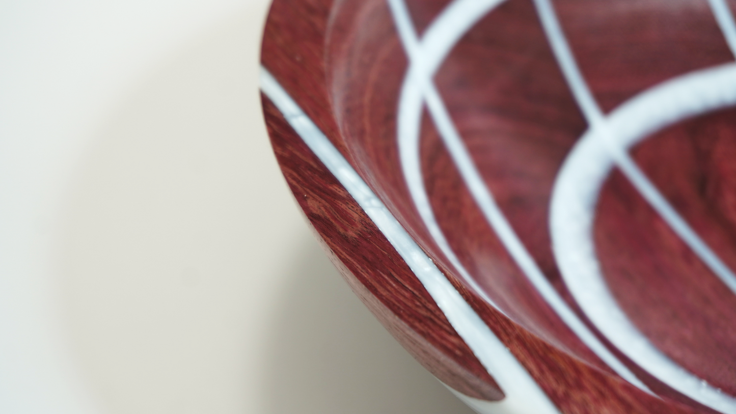 Frosted Purpleheart Bowl