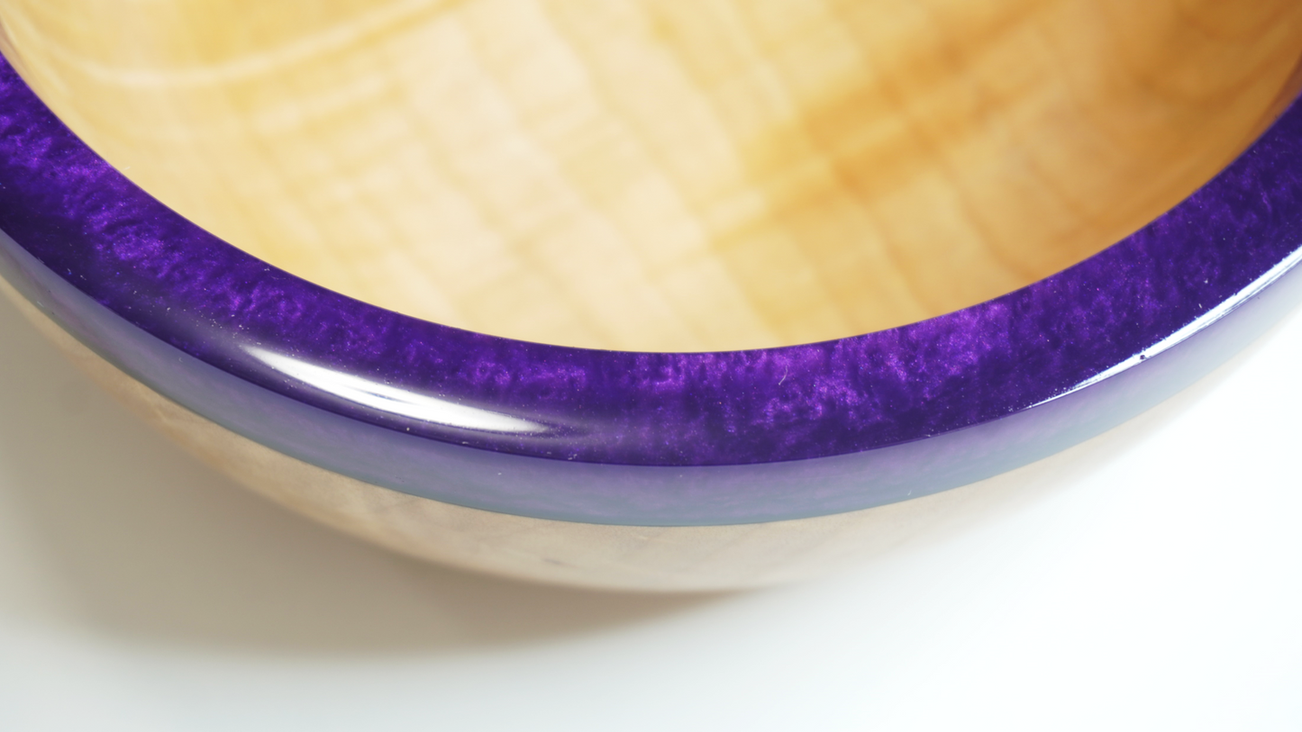 Amethyst Maple Bowl