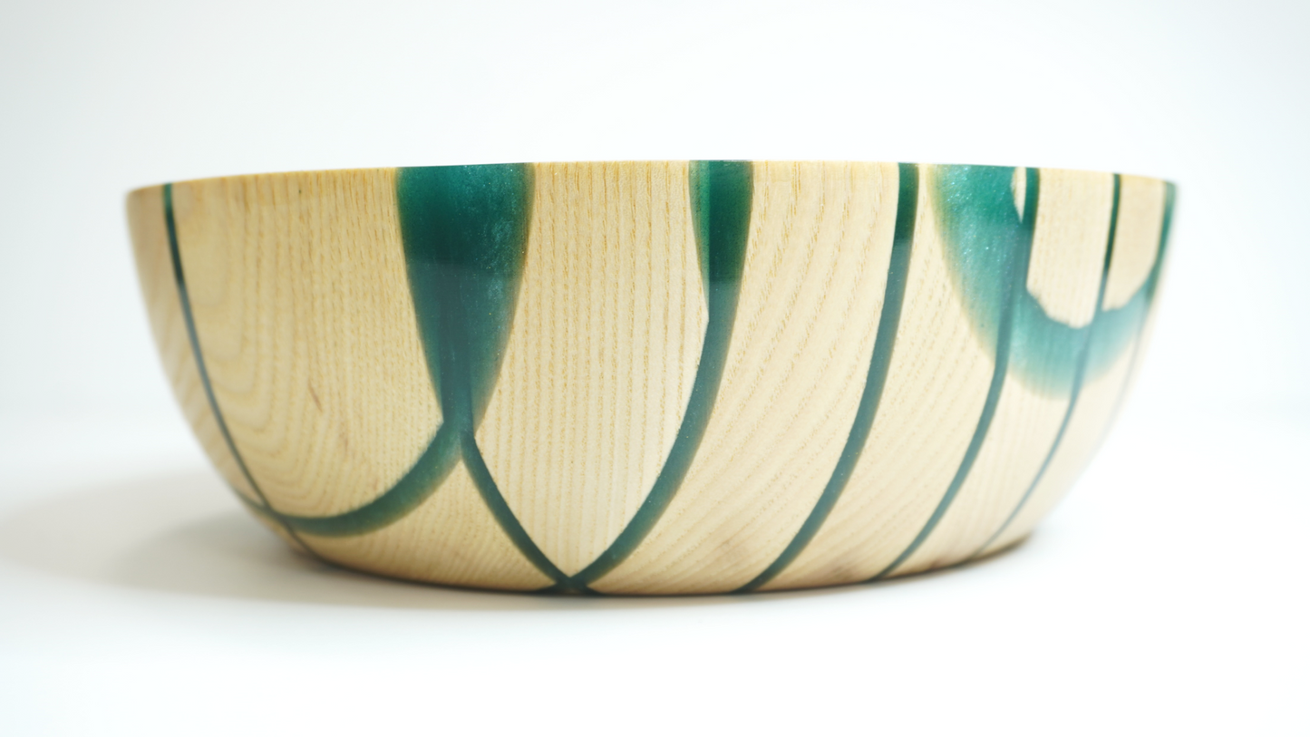 Turquoise and Ash Bowl