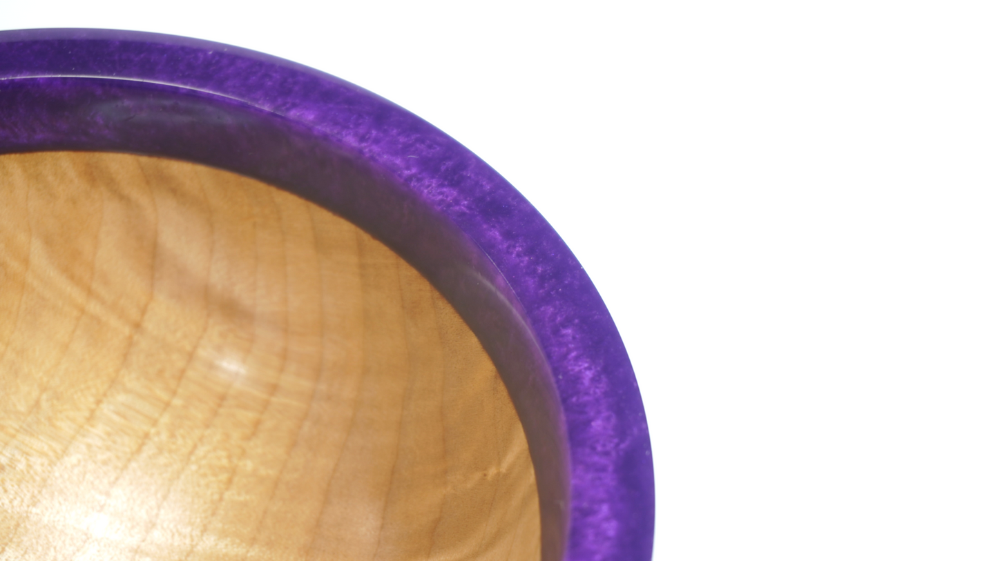 Amethyst Maple Bowl