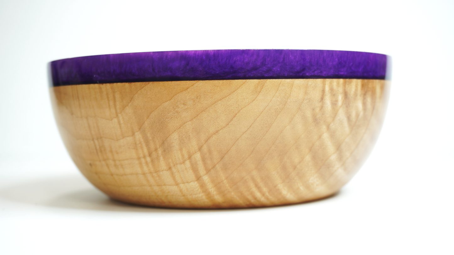 Amethyst Maple Bowl