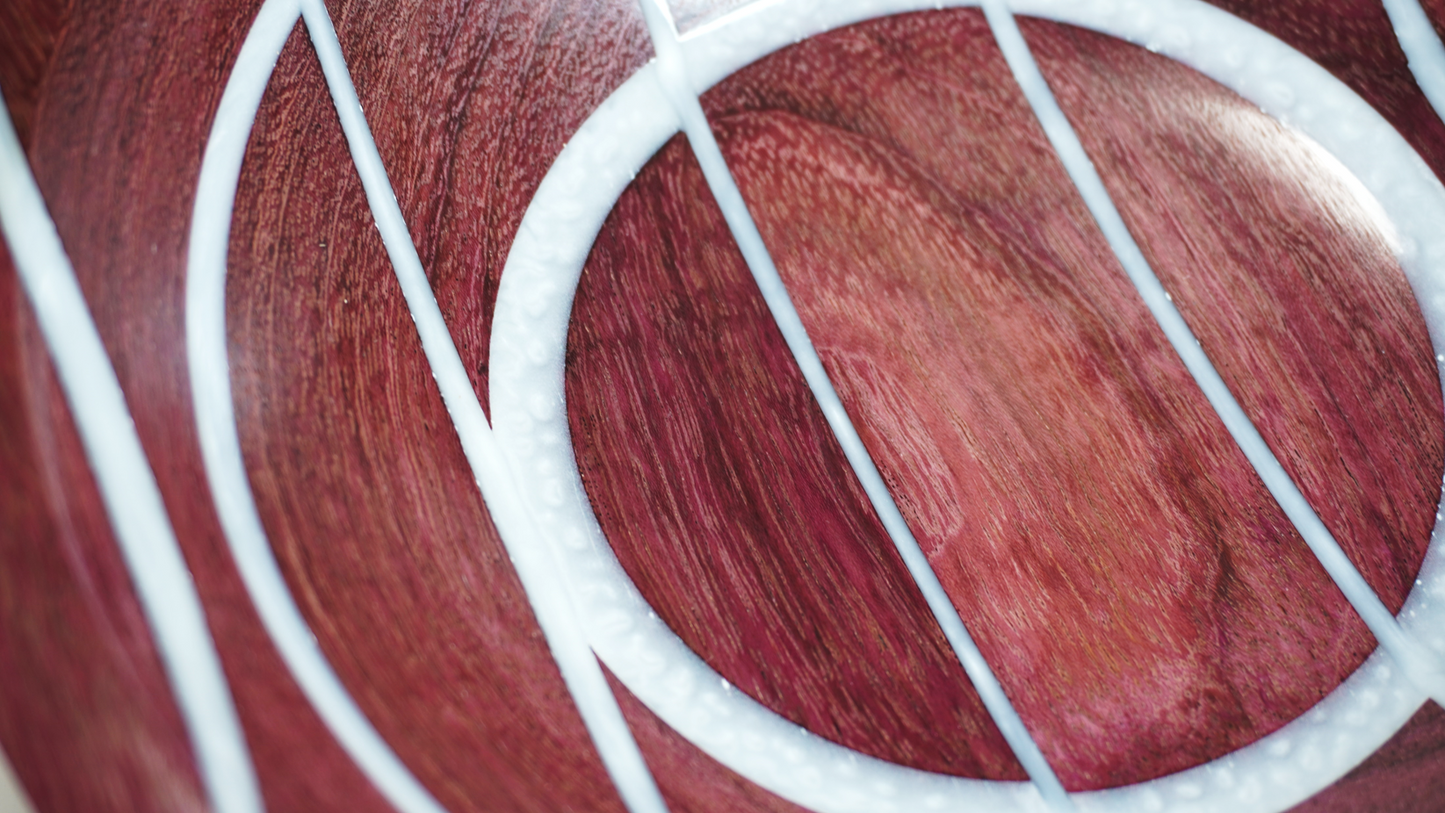 Frosted Purpleheart Bowl