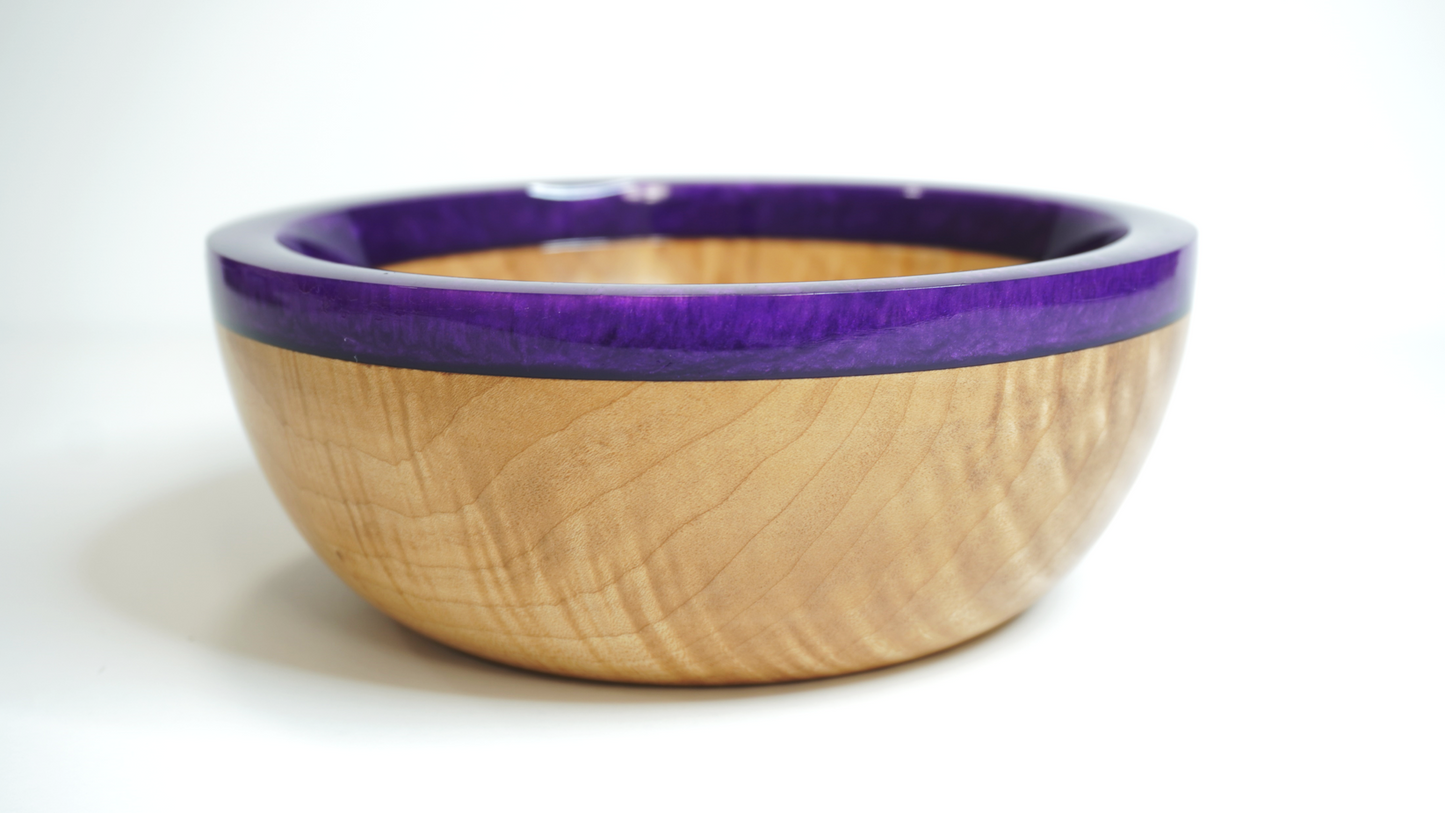 Amethyst Maple Bowl