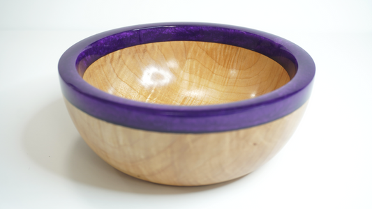 Amethyst Maple Bowl