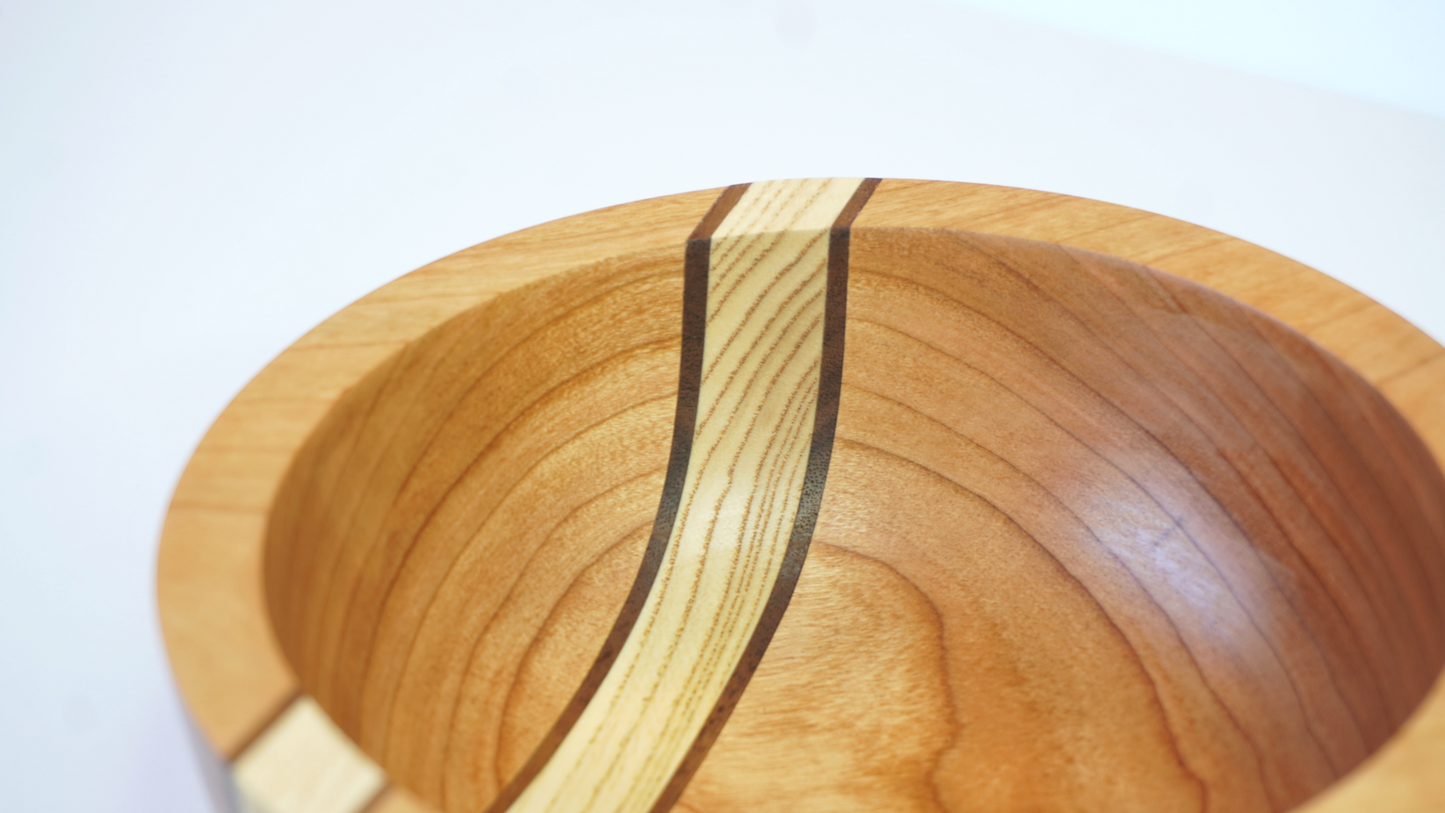 Walnut and Ash Inlay