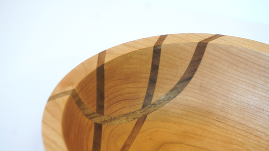 Cherry with Walnut Inlays