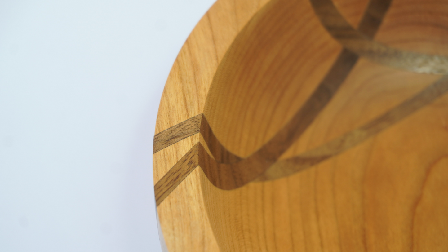 Cherry with Walnut Inlays
