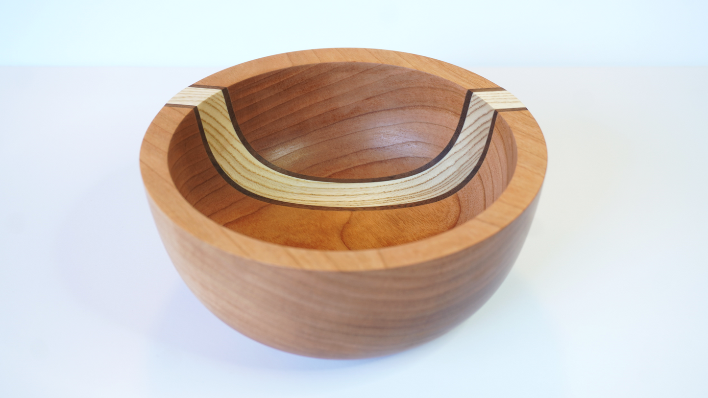 Walnut and Ash Inlay