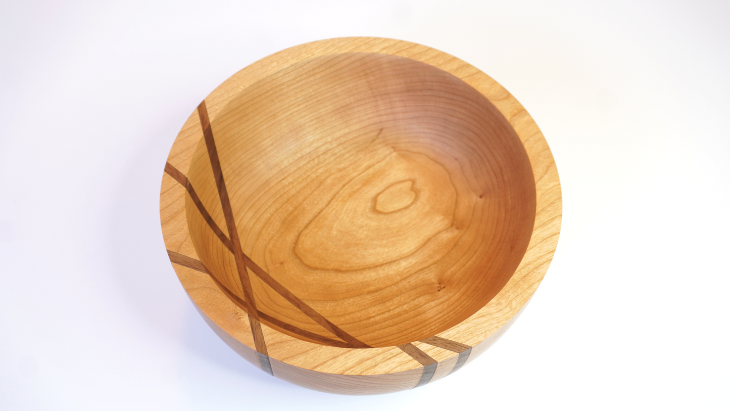 Cherry with Walnut Inlays