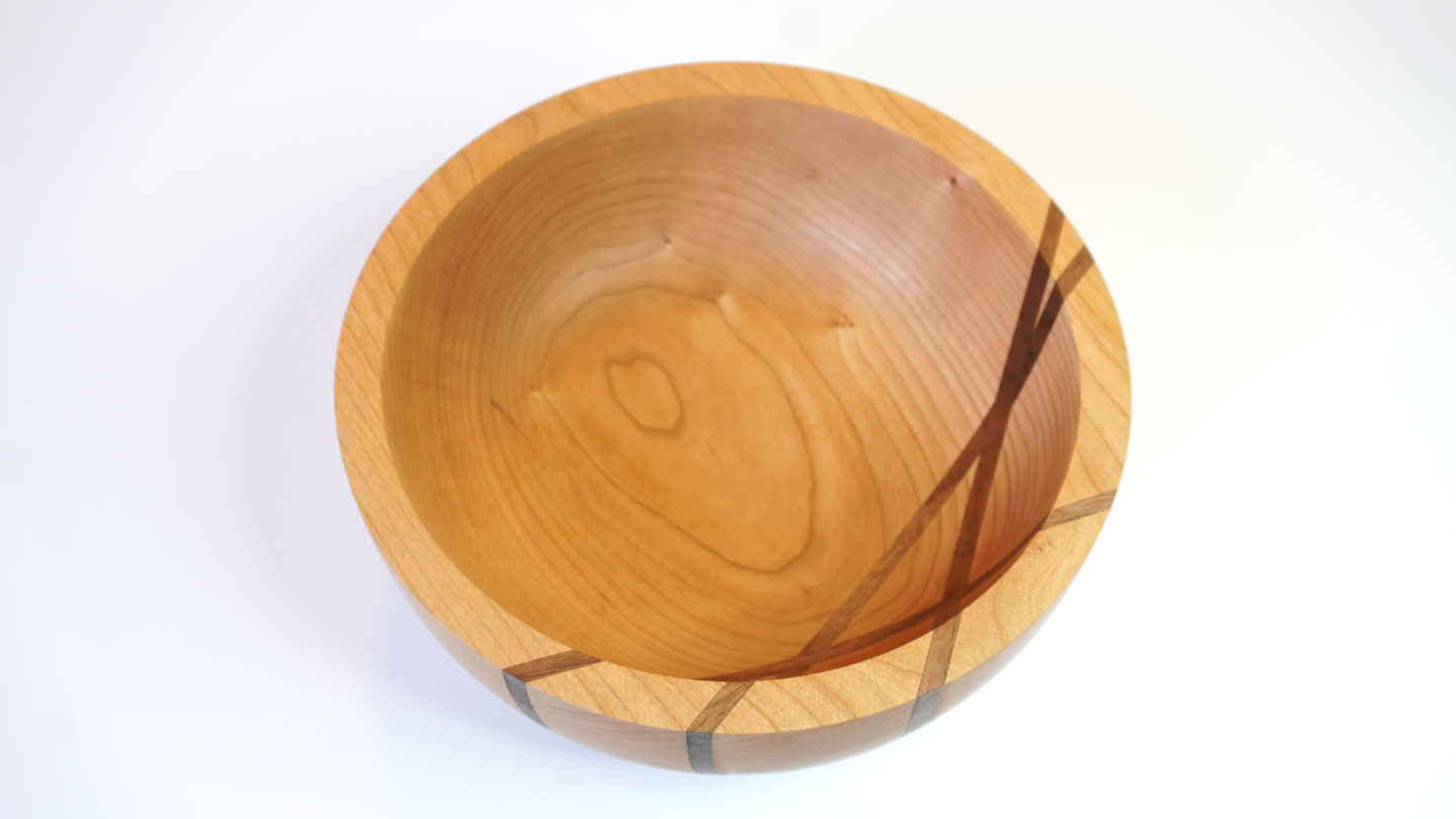Cherry with Walnut Inlays