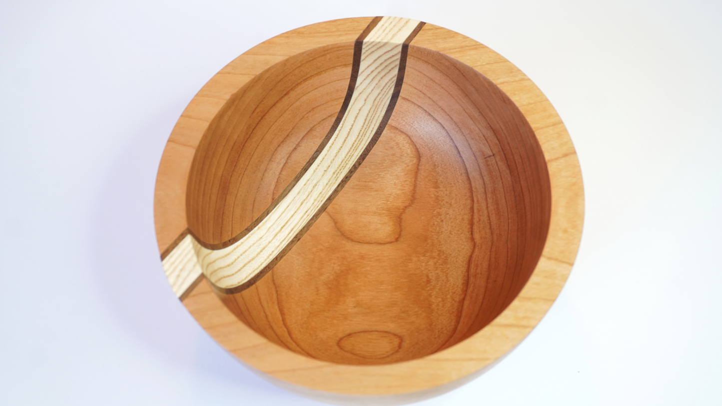 Walnut and Ash Inlay