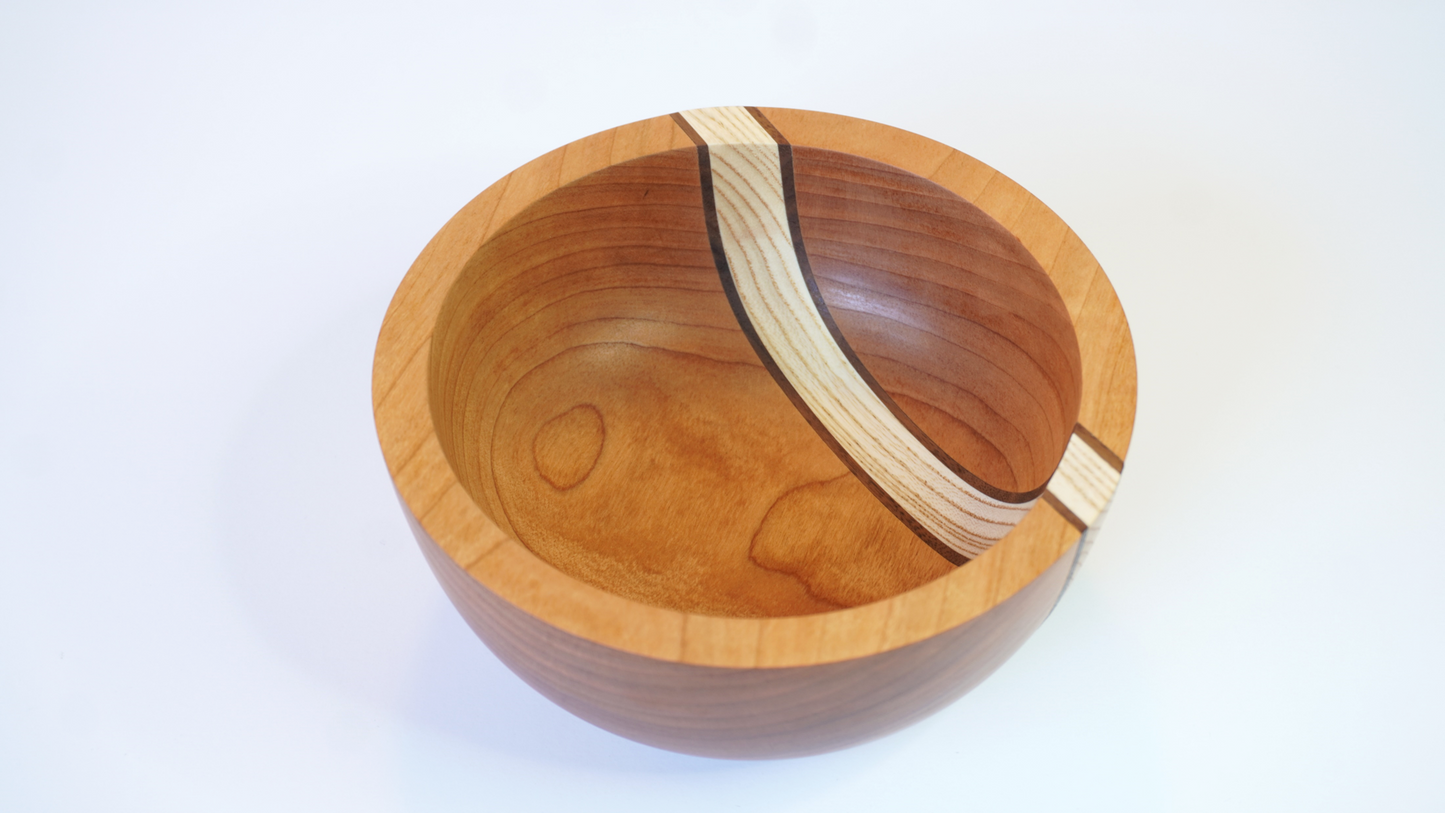 Walnut and Ash Inlay