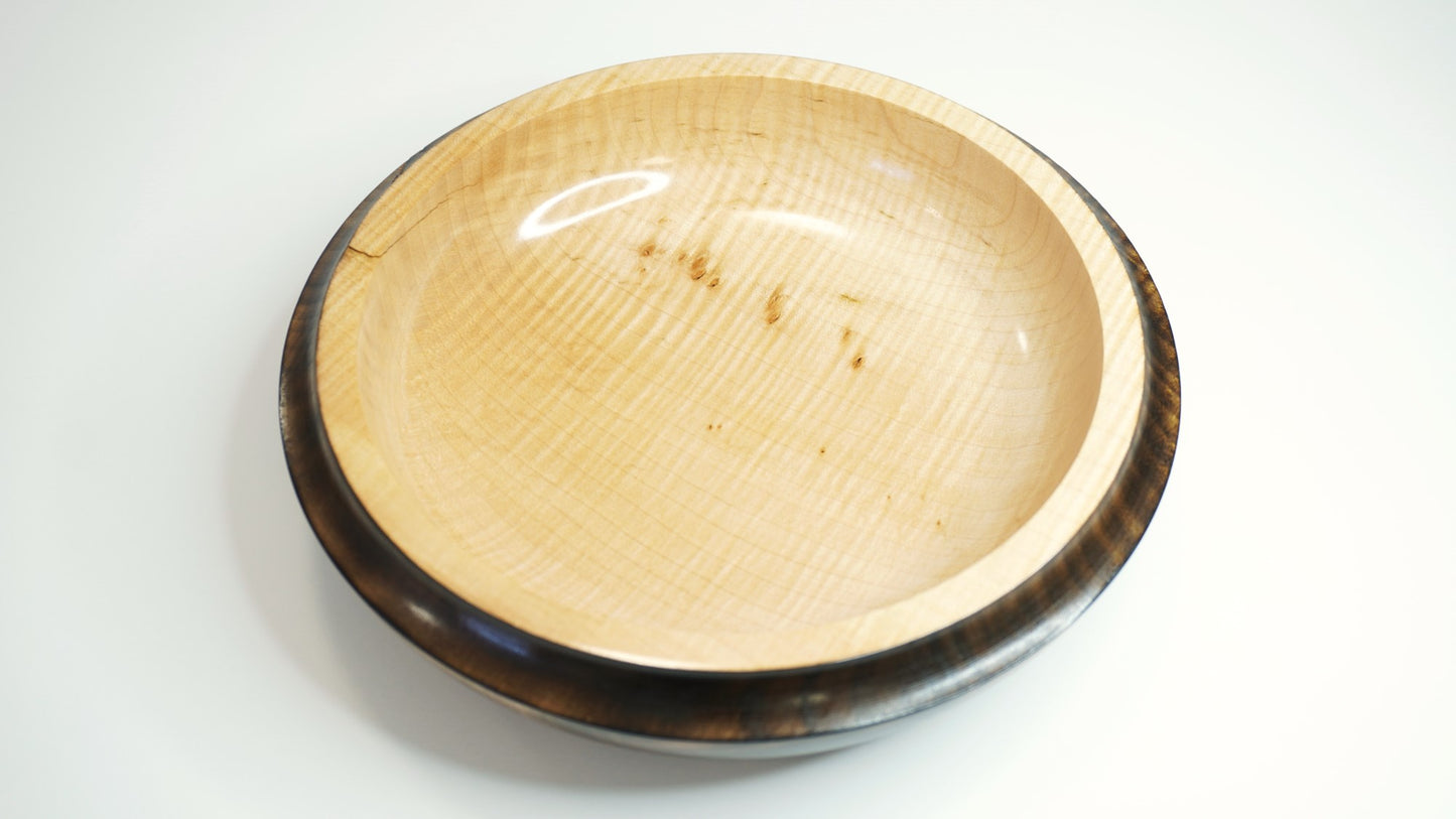 Charred Maple Bowl