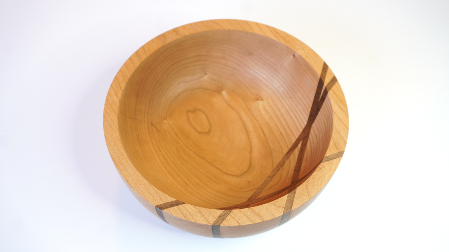 Cherry with Walnut Inlays