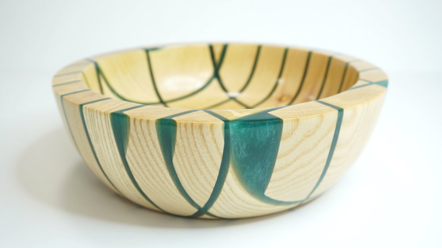 Turquoise and Ash Bowl