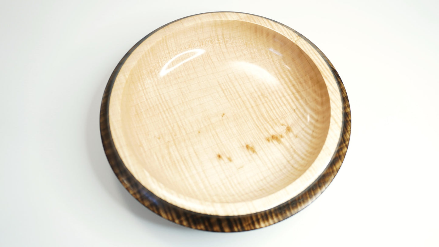 Charred Maple Bowl