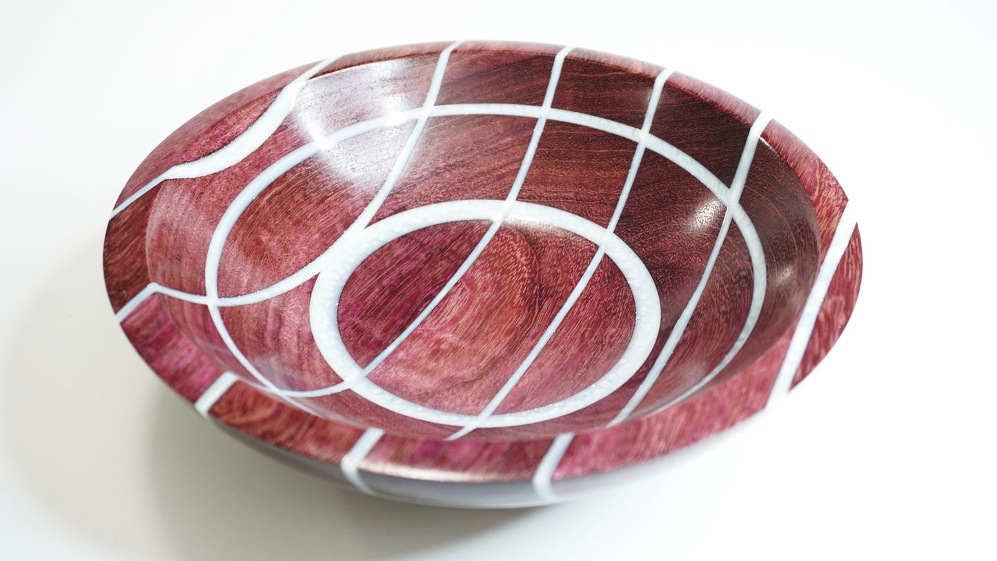 Frosted Purpleheart Bowl