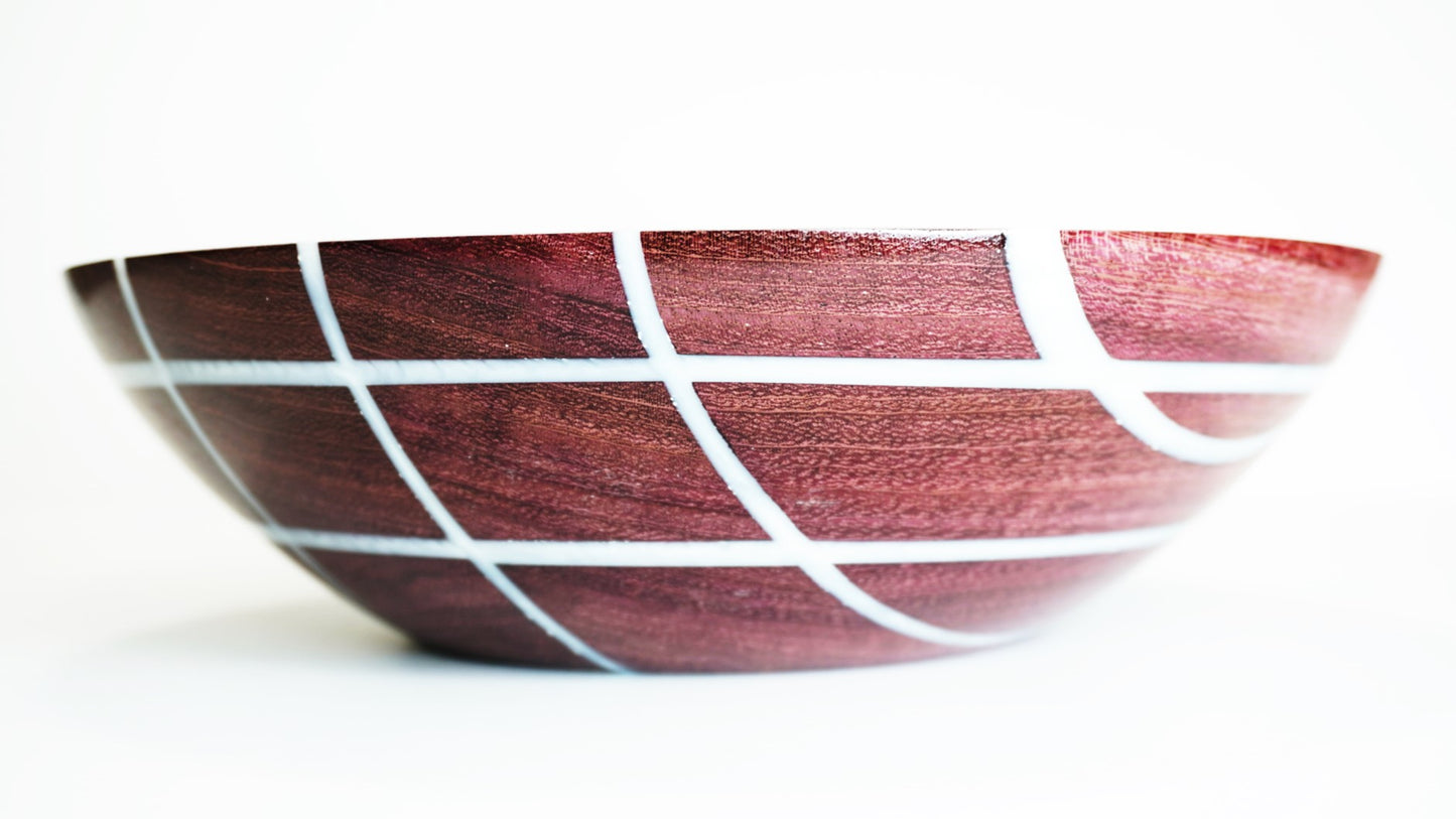 Frosted Purpleheart Bowl