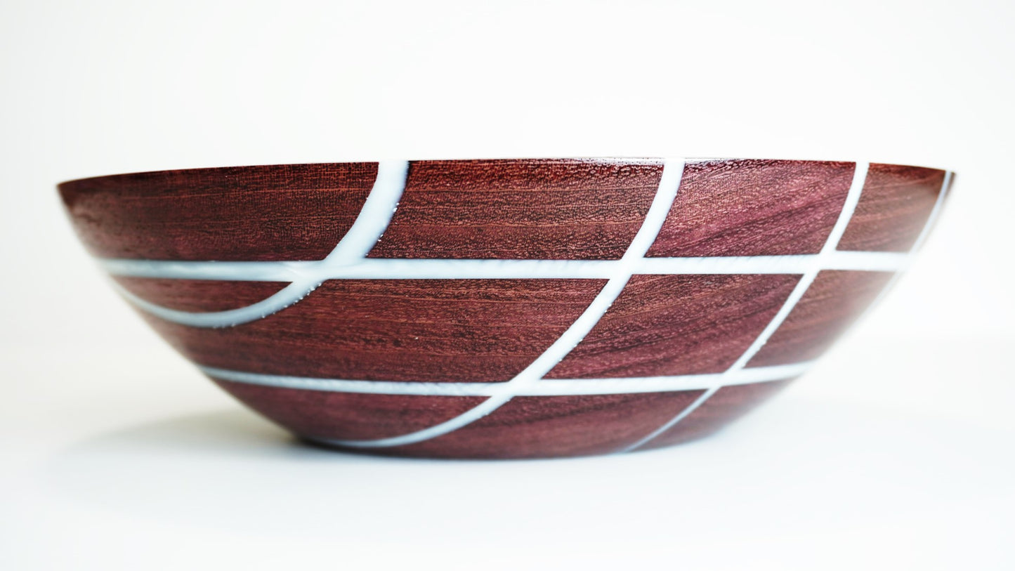 Frosted Purpleheart Bowl