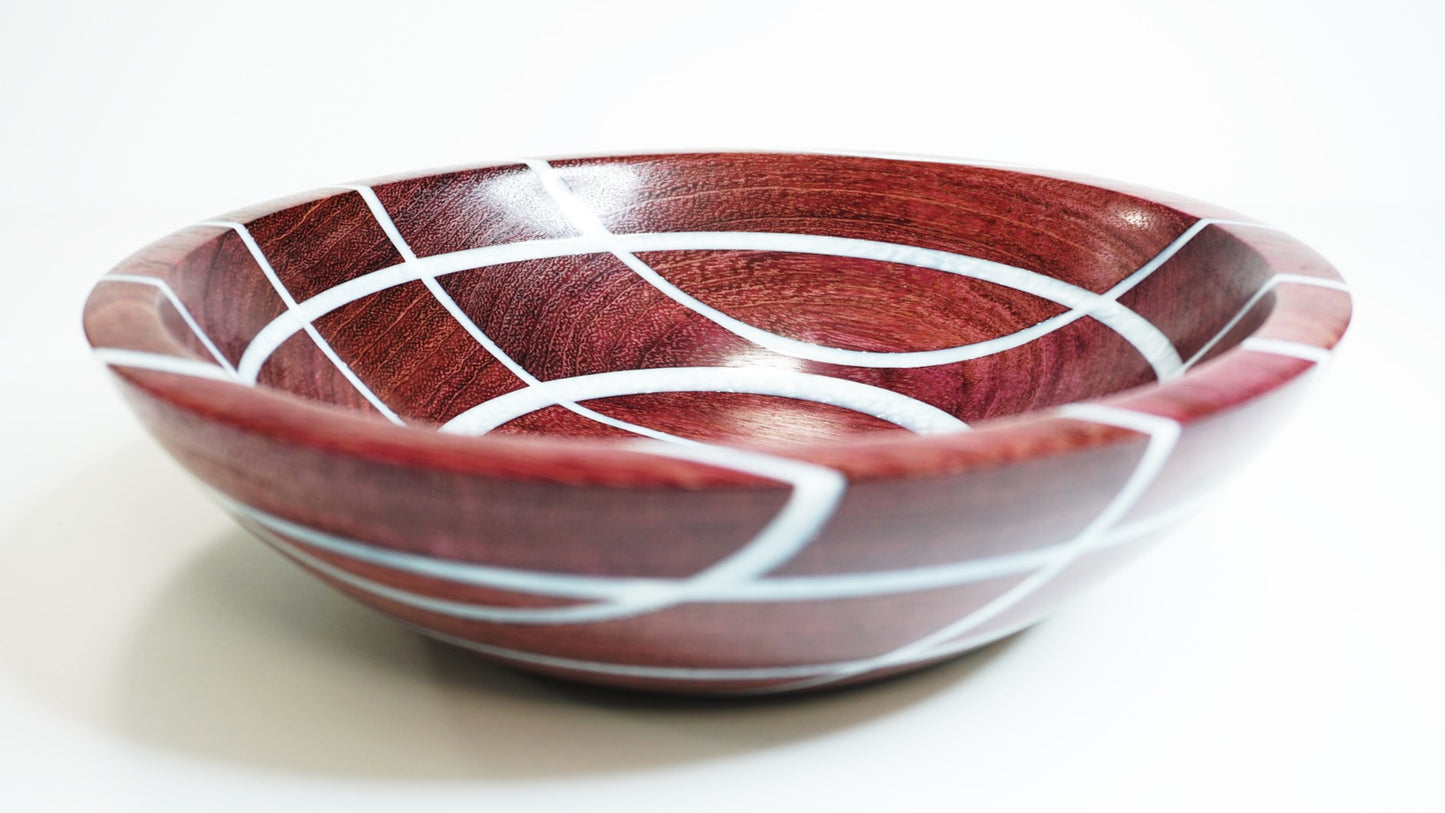 Frosted Purpleheart Bowl