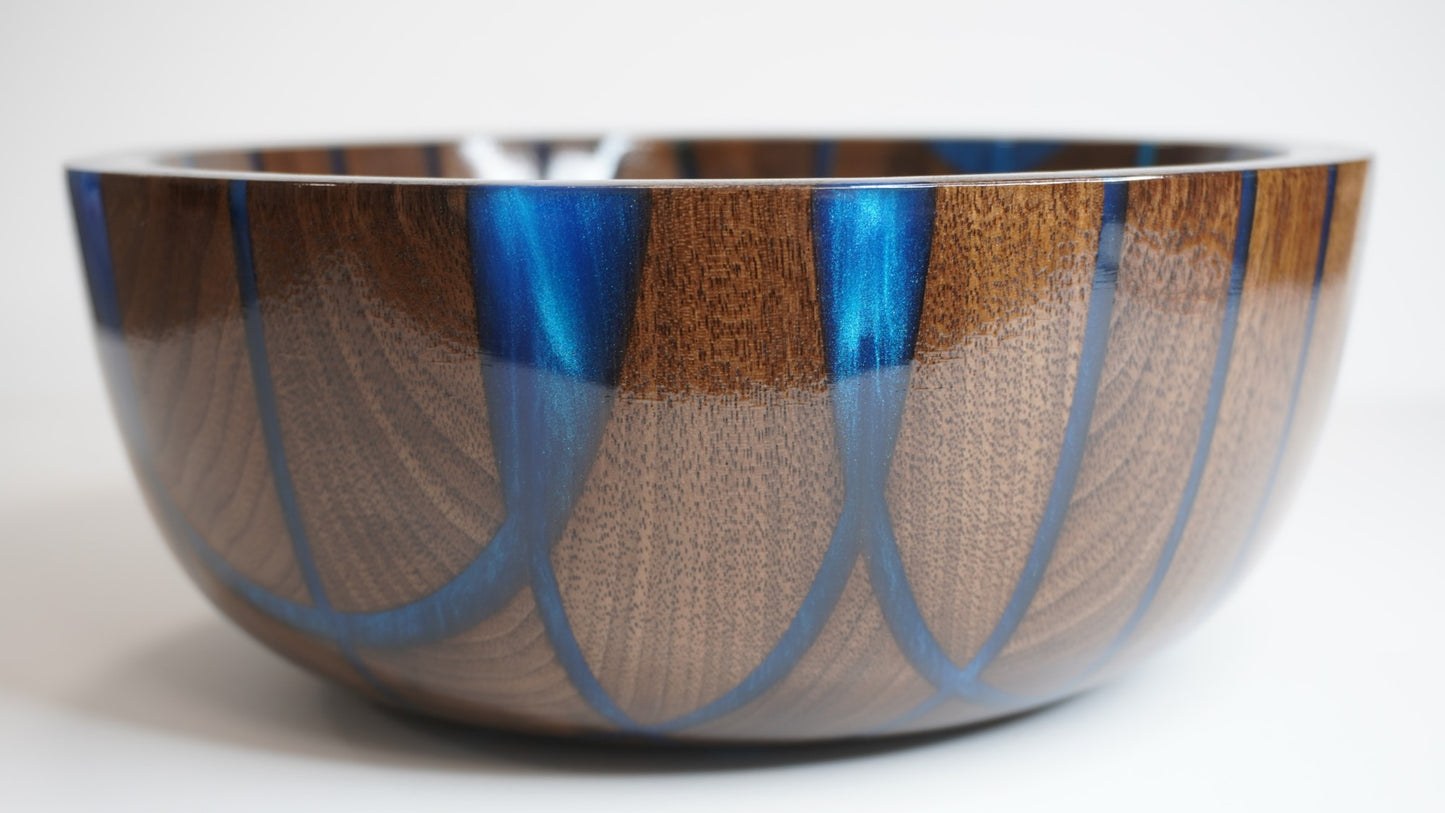 Sapphire Walnut Bowl