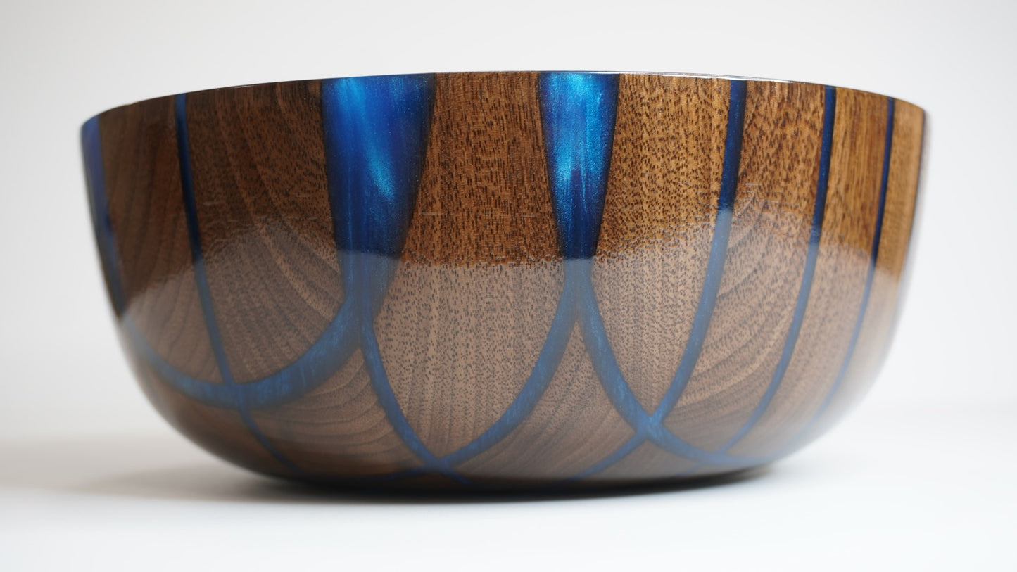 Sapphire Walnut Bowl