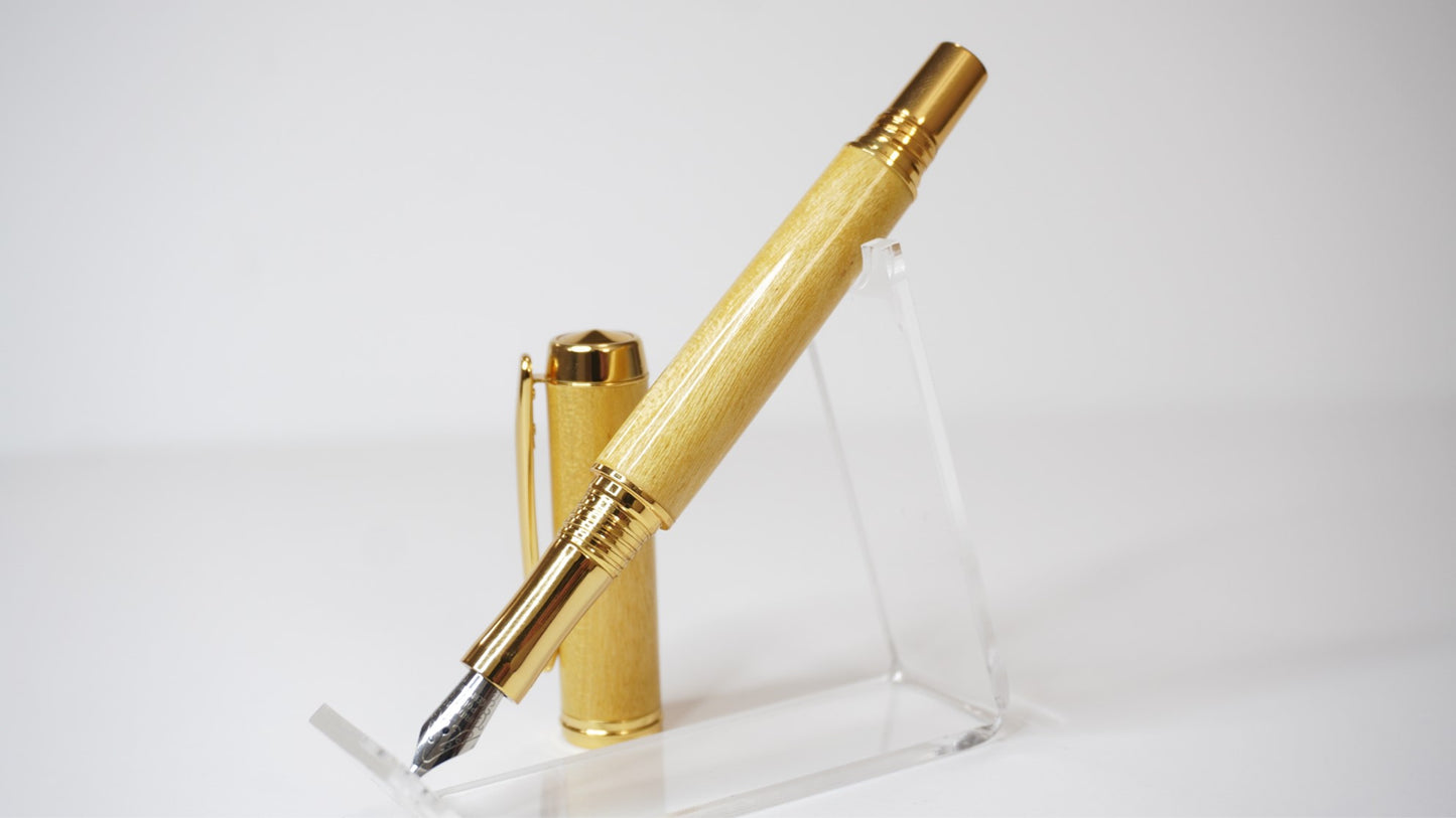 Yellowheart/Pau Amarello Fountain Pens