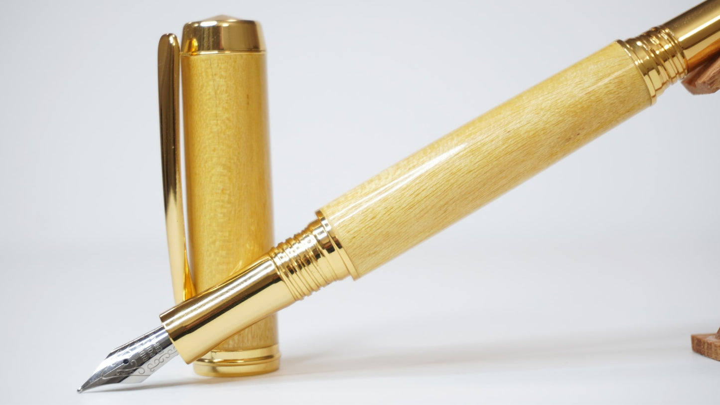 Yellowheart/Pau Amarello Fountain Pens