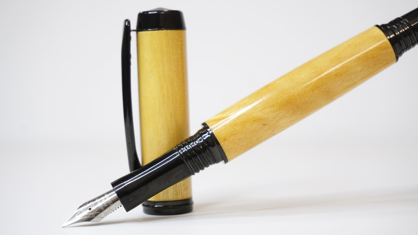 Yellowheart/Pau Amarello Fountain Pens