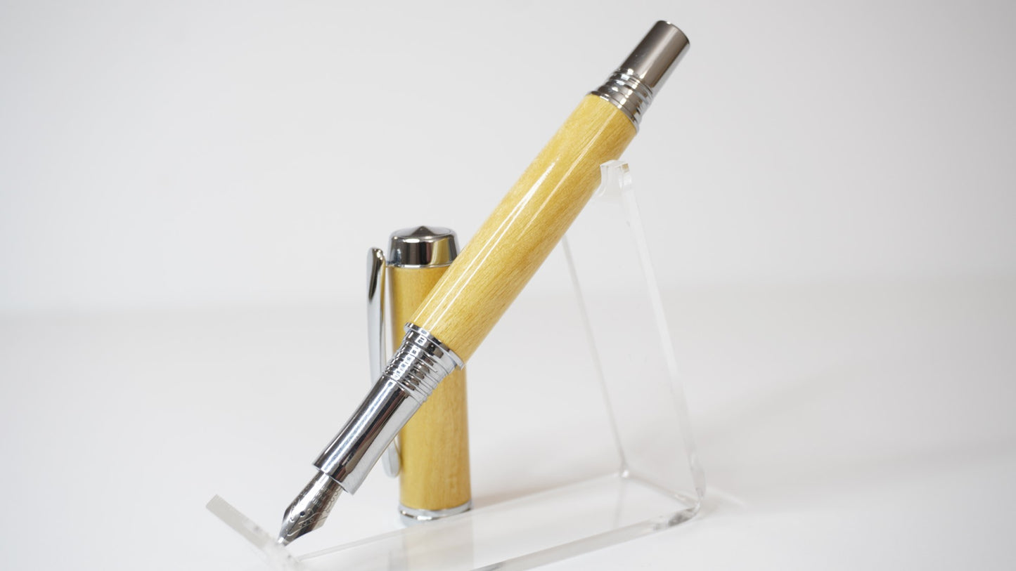 Yellowheart/Pau Amarello Fountain Pens